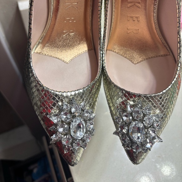 Silver Rhinestone Pumps - Picture 4 of 7